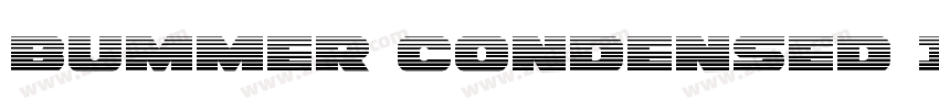 Bummer Condensed Ita字体转换